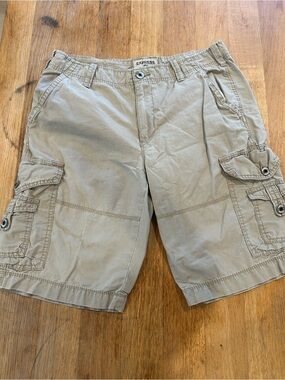 Express Men’s Cargo Shorts - Light Khaki